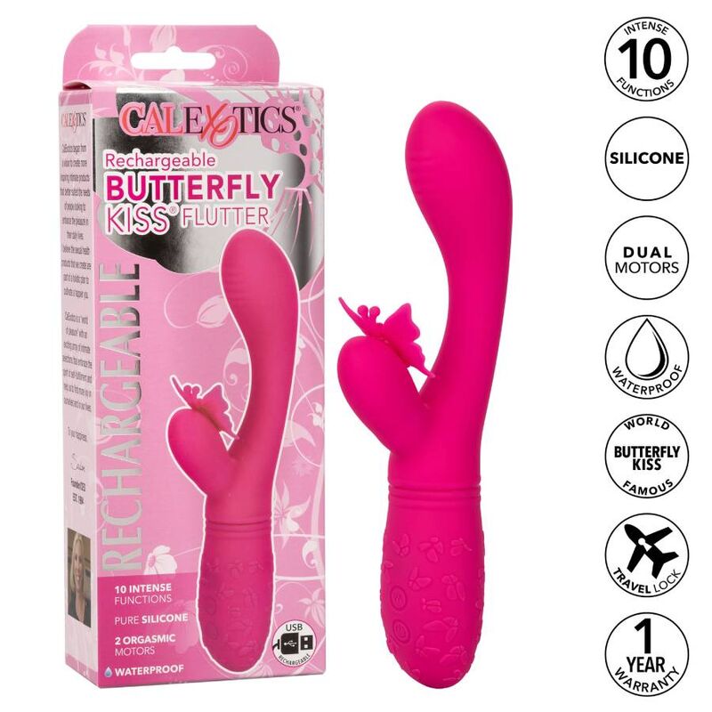 CALEXOTICS - BUTTERFLY KISS FLUTTER PINK - 8