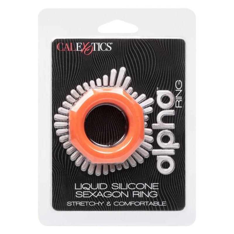 CALEXOTICS - ALPHA SEXAGON RING ORANGE - 7