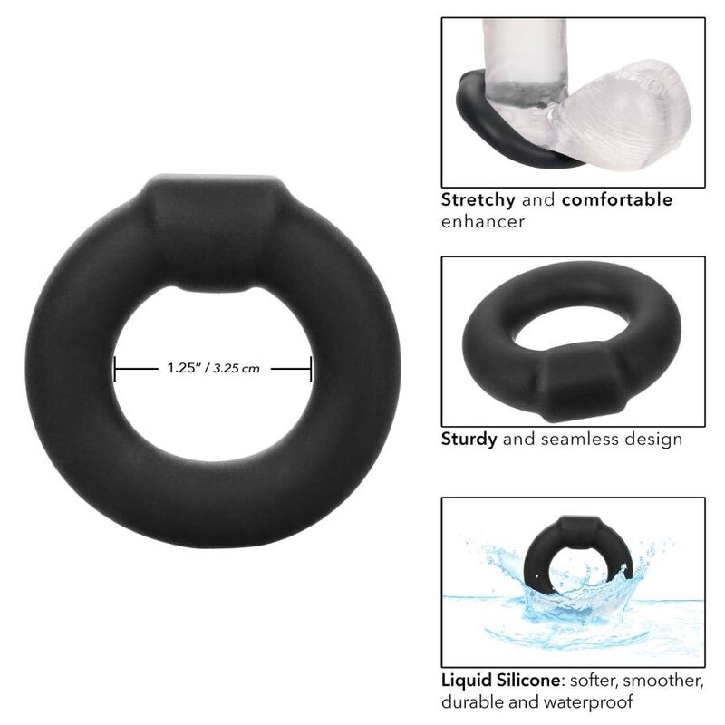 CALEXOTICS - BAGUE ALPHA OPTIMUM NOIRE