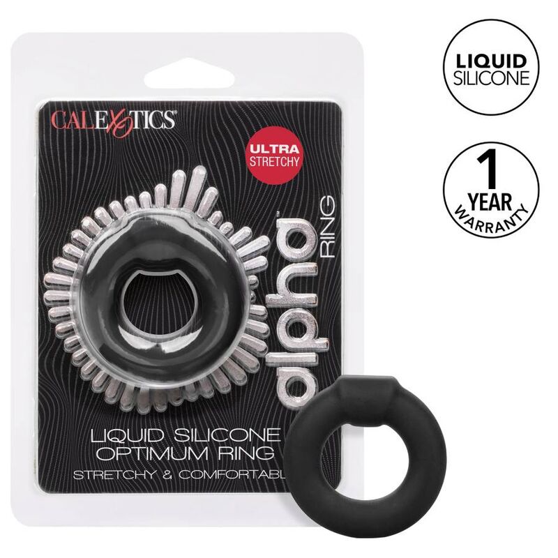 CALEXOTICS - BAGUE ALPHA OPTIMUM NOIRE