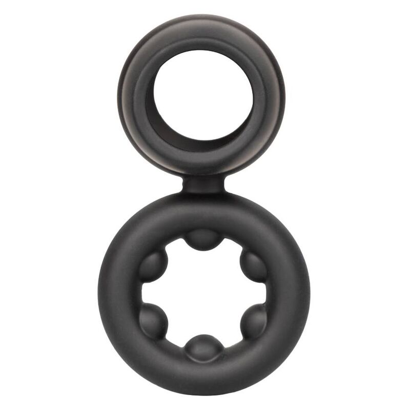 CALEXOTICS - BAGUE ALPHA DUAL MAGNUM NOIRE
