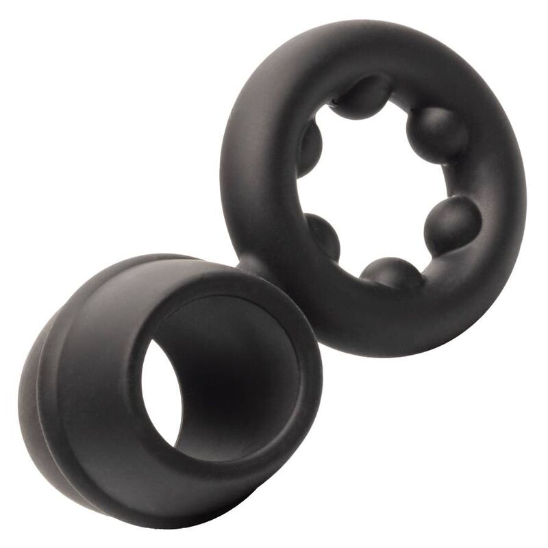 CALEXOTICS - BAGUE ALPHA DUAL MAGNUM NOIRE