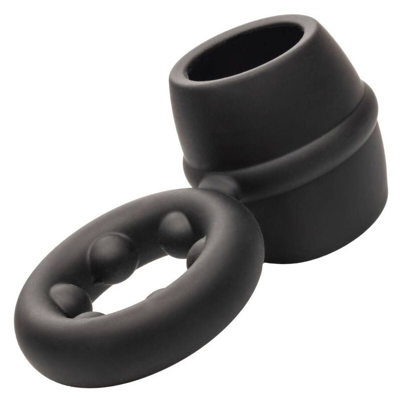CALEXOTICS - BAGUE ALPHA DUAL MAGNUM NOIRE