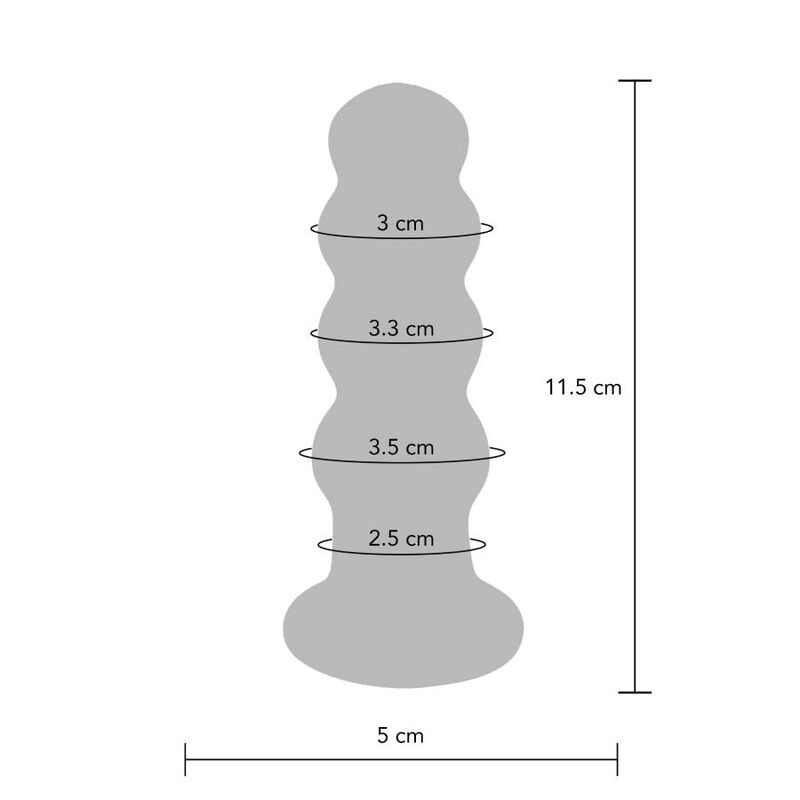 TOYJOY - BUTTOCKS THE RADIANT GLASS BUTTPLUG - 6
