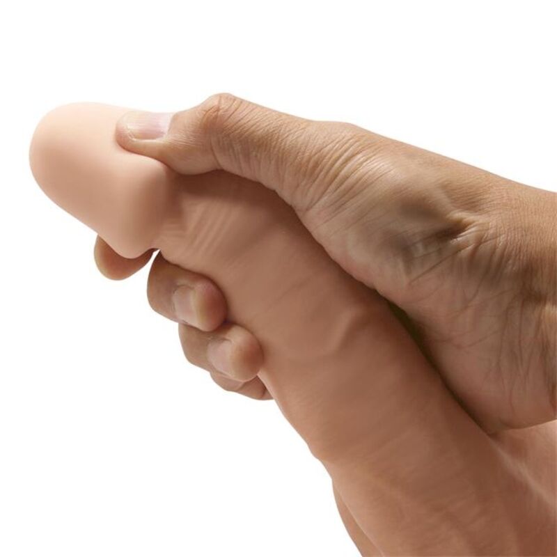 BAILE - BEAUTIFUL ENCOUNTER BAHAMUT FLEXIBLE REALISTIC DILDO 21.8 CM NATURAL - 4