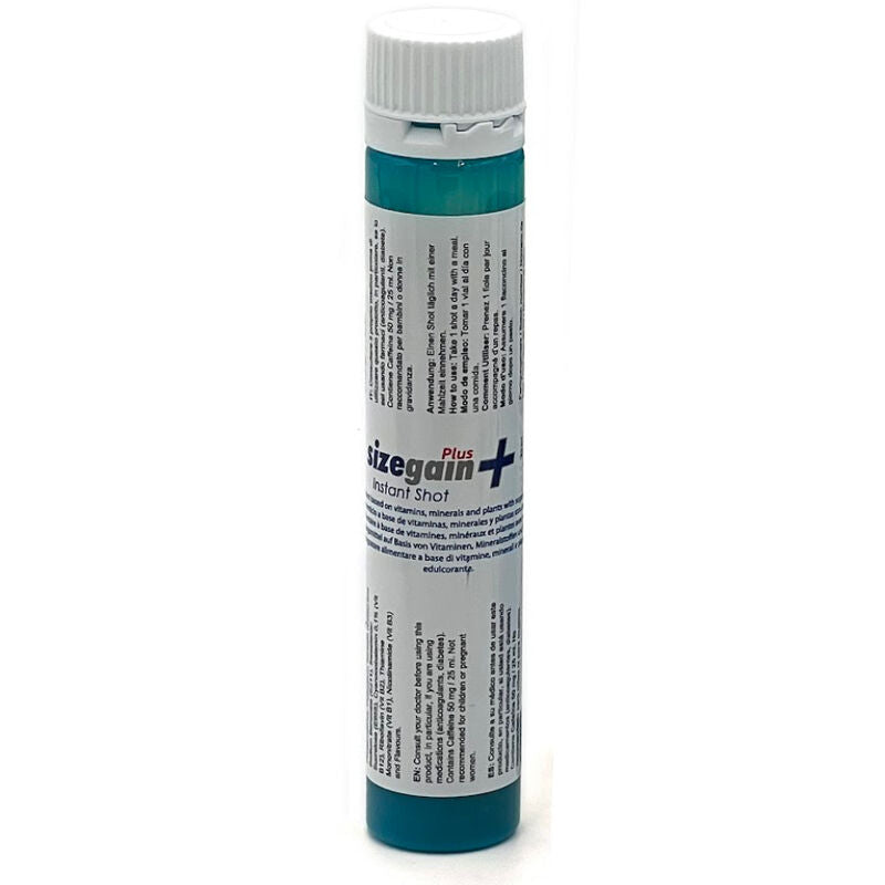 500 COSMETICS - SIZEGAIN PLUS INSTANT SHOT ENERGIZER POUR HOMMES 5 UNITÉS