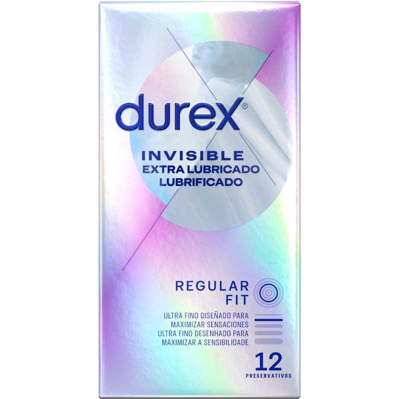 DUREX - INVISIBLE EXTRA LUBRICATED 12 UNITS - 2