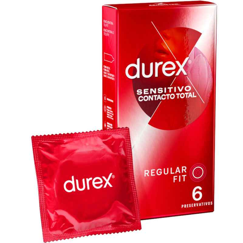 DUREX - CONTATTO SENSIBILE TOTALE 6 UNITÀ - Secretroomsexyshop