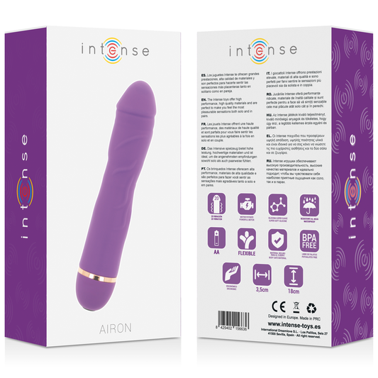 INTENSE - AIRON 20 VELOCIT SILICONE LILLA - Secretroomsexyshop