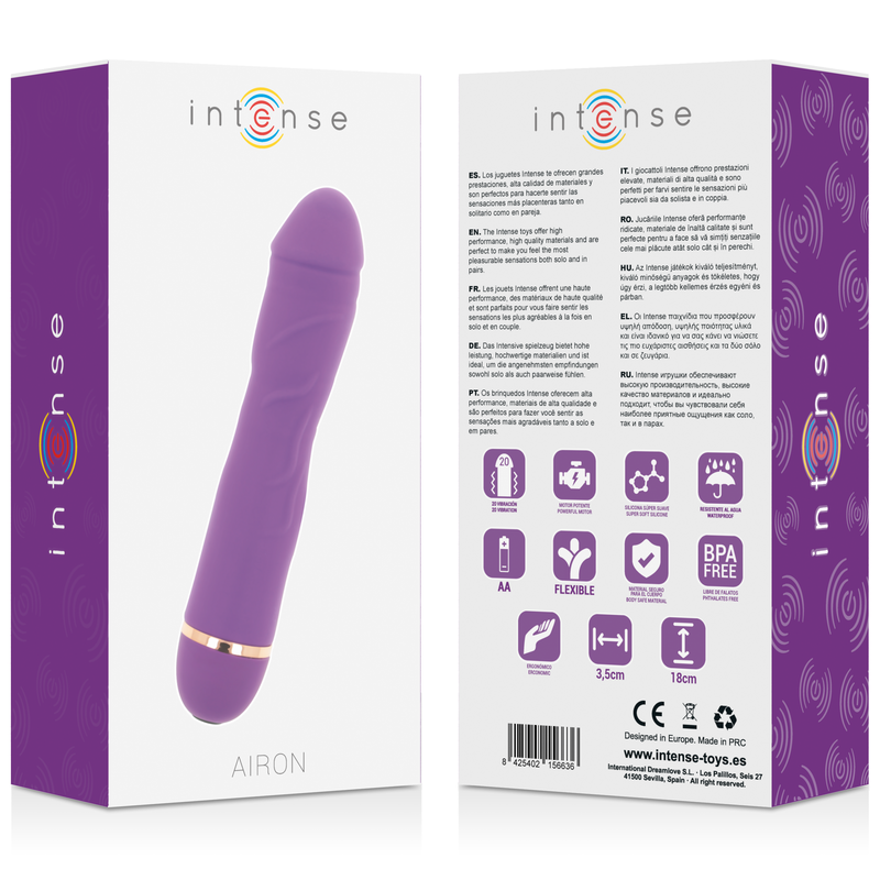 INTENSE - AIRON 20 SPEEDS SILICONE LILAC - 2