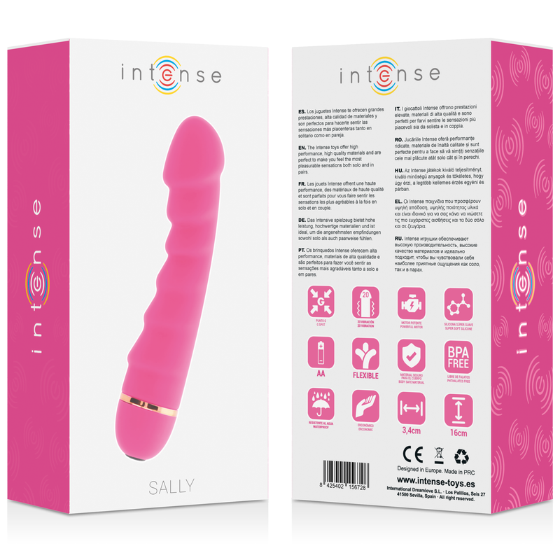 INTENSE - SALLY 20 VELOCIT SILICONE ROSA - Secretroomsexyshop
