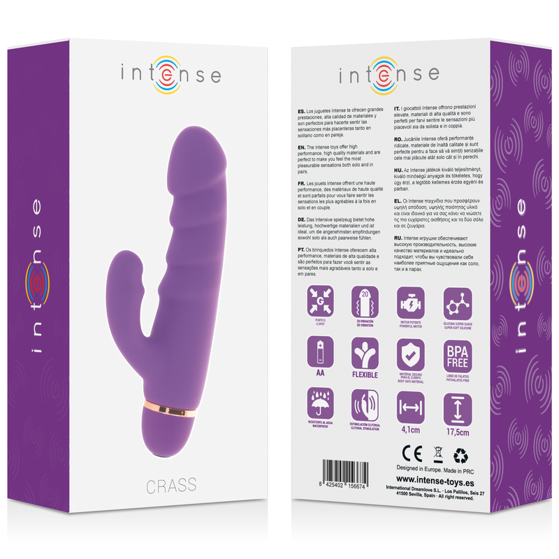 INTENSE - CRASS 20 VELOCIT SILICONE LILLA - Secretroomsexyshop
