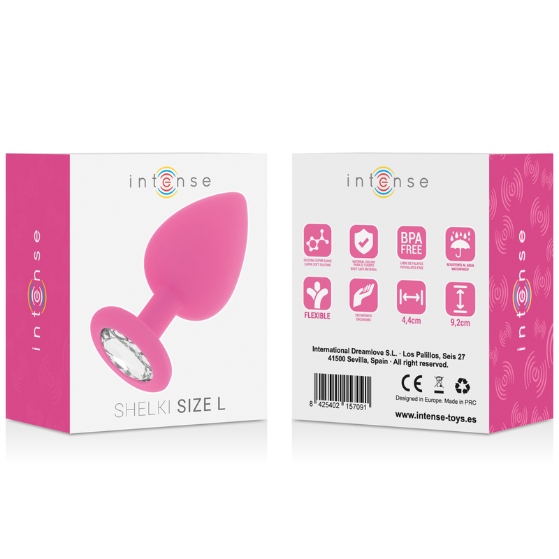 INTENSE - SHELKI L PLUG ANAL FUCHSIA - 2