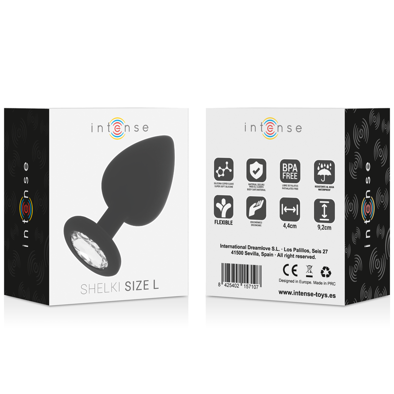 INTENSE - SHELKI L PLUG ANAL NOIR