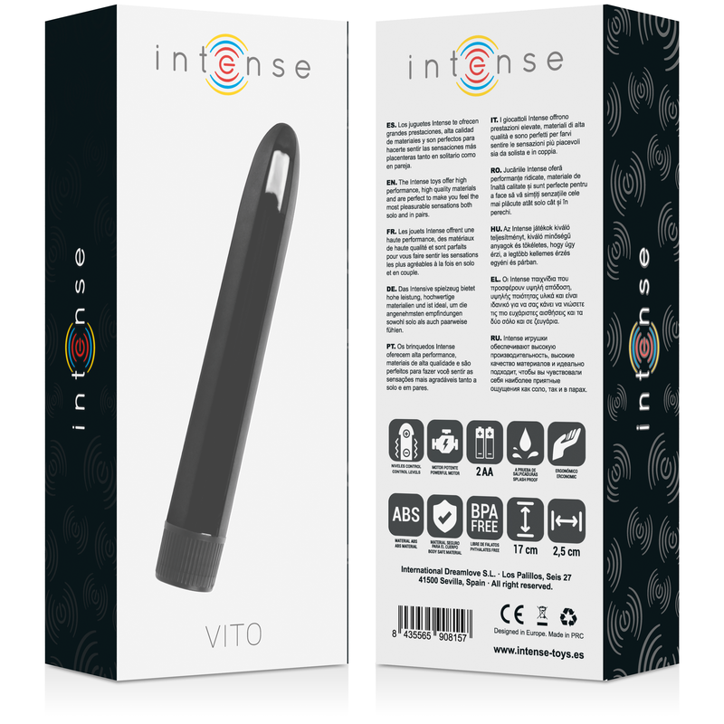 INTENSE - VITO BLACK VIBRATOR - 4