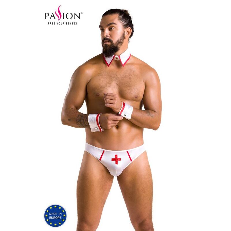 PASSION - 037 SLIP GREGORY WHITE S/M - L/XL - 1