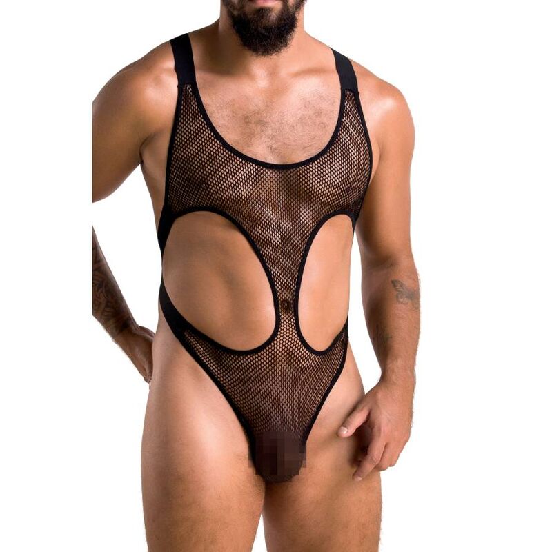 PASSION - 040 BODY LEON BLACK S/M - L/XL - 3