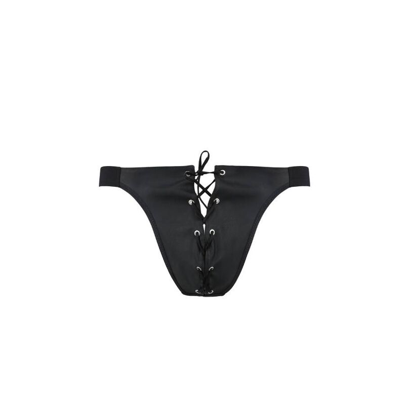 PASSION - 044 SLIP OPEN BEN BLACK S/M - L/XL - 10