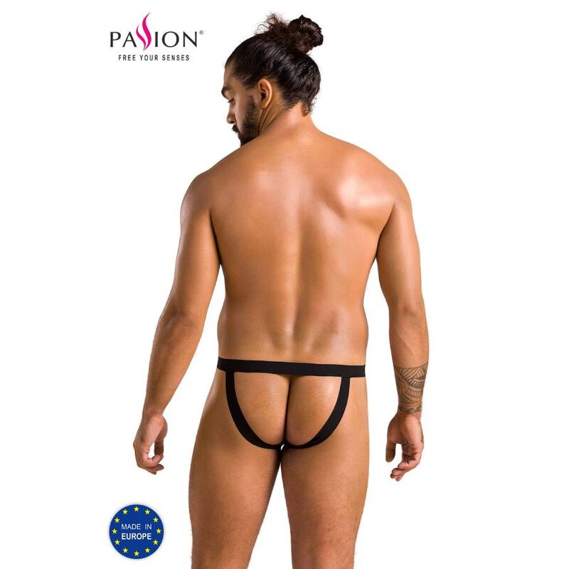 PASSION - 044 SLIP OPEN BEN BLACK S/M - L/XL - 2
