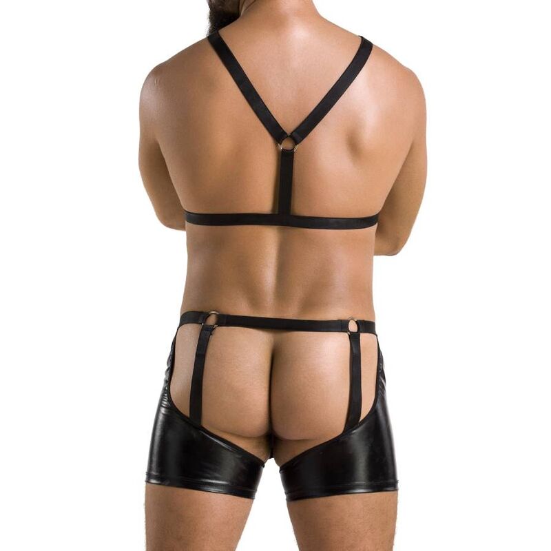 PASSION - 047 SET ARON BLACK S/M - S/M - 12