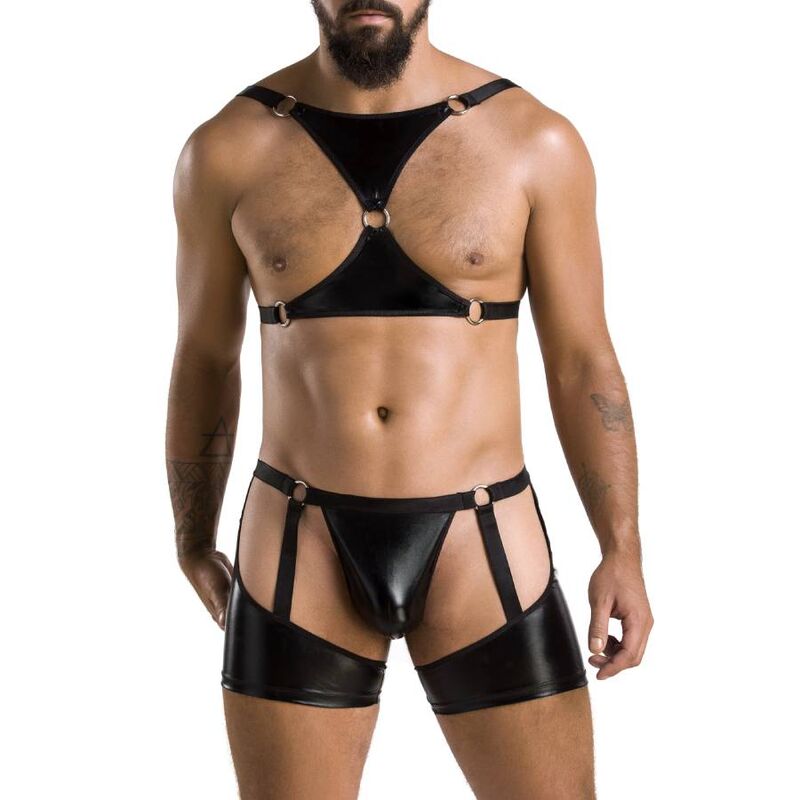 PASSION - 047 SET ARON BLACK S/M - L/XL - 3