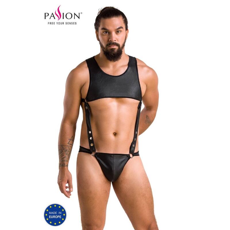 PASSION - 056 BODY ADAM BLACK L/XL - S/M - 4