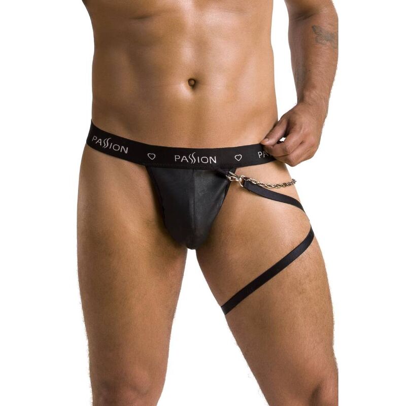 PASSION - 058 BILL THONG BLACK L/XL - S/M - 6