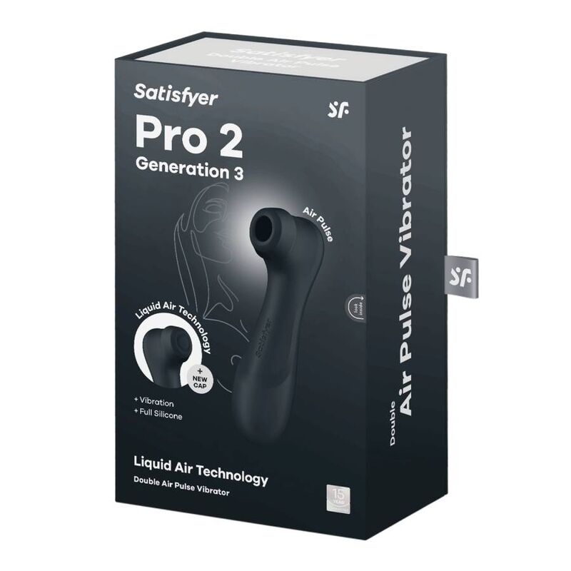 SATISFYER - PRO 2 GENERATION 3 LIQUID AIR TECHNOLOGY LILAC - BLACK - 11