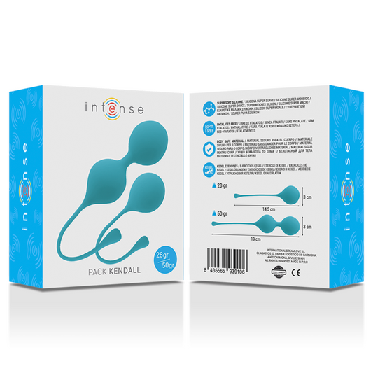 INTENSE - PACK DE BOULES DE KEGEL KENDALL BLUE