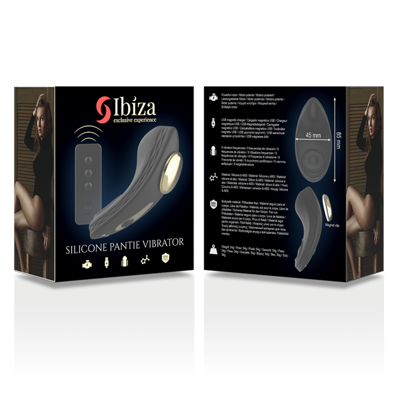 IBIZA - SILICONE PANTIES VIBRATOR REMOTE CONTROL