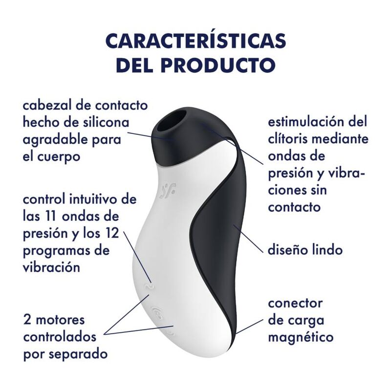 SATISFYER - ORCA AIR PULSE STIMULATOR + VIBRATION - 5