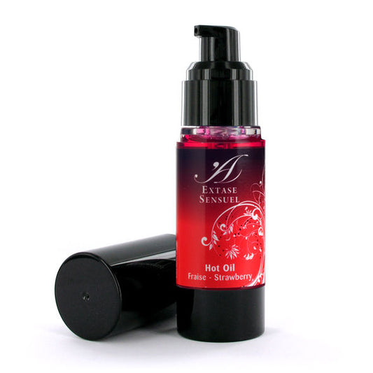 EXTASE SENSUAL - OLIO CALORE STIMOLANTE ALLA FRAGOLA 30 ML - Secretroomsexyshop