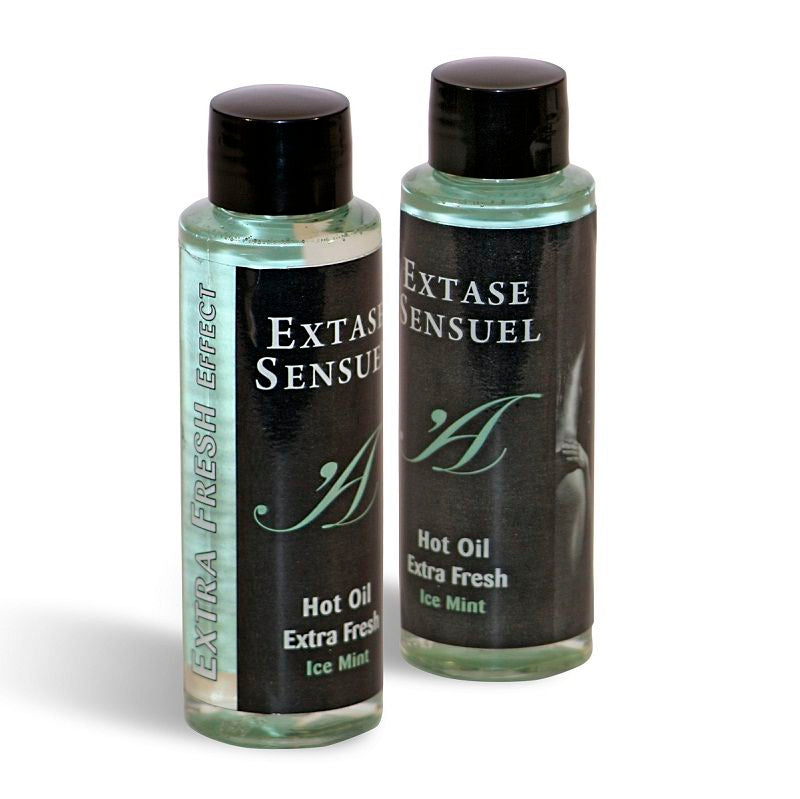 EXTASE SENSUAL - MASSAGE OIL WITH EXTRA FRESH ICE EFFECT 100 ML - 1