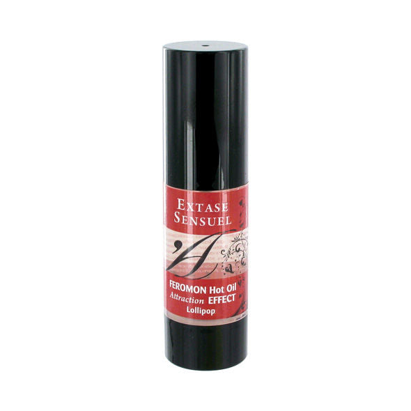 EXTASE SENSUAL - HEATING EFFECT MASSAGE OIL WITH LOLLIPOP PHEROMONES 30 ML - 2
