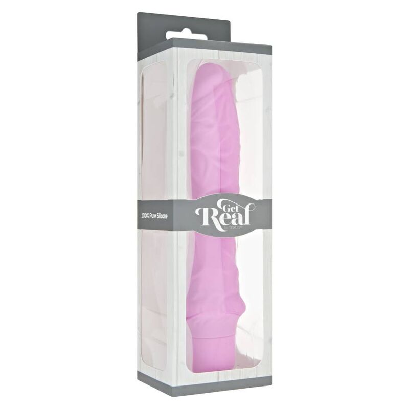 GET REAL - CLASSIC LARGE PINK VIBRATOR - 3