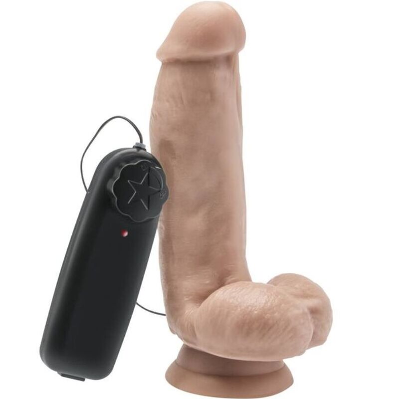 GET REAL - DILDO 12 CM WITH BALLS VIBRATOR SKIN - 1