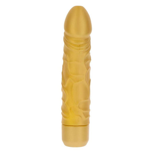 GET REAL - VIBRATEUR ORIGINAL GOLD DICKER OR