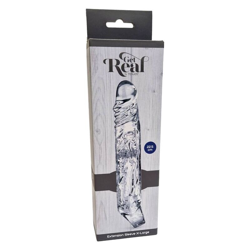 GET REAL - MANCHON D'EXTENSION XL TRANSPARENT