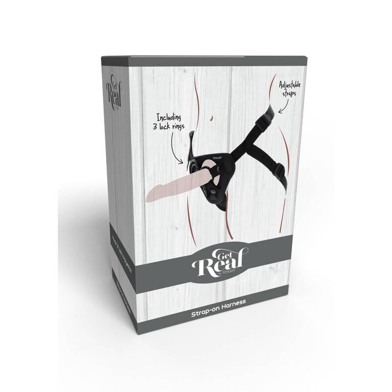 GET REAL - STRAP-ON HARNESS BLACK - 9