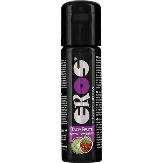 EROS - LUBRIFICANTE GUSTO FRUTTA FRAGOLA E KIWI 100 ML - Secretroomsexyshop