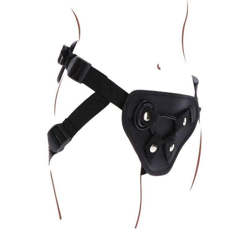 GET REAL - STRAP-ON DELUXE HARNESS BLACK - 2