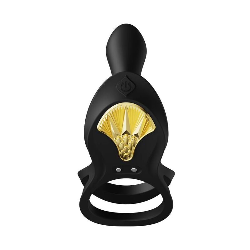 ZALO - BAYEK VIBRATING COUPLES RING BLACK - 19