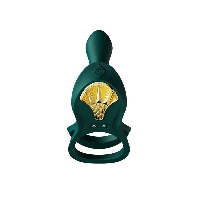 ZALO - BAYEK VIBRATING COUPLES RING GREEN - 18