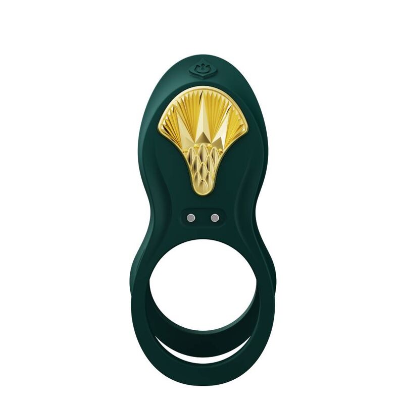 ZALO - BAYEK VIBRATING COUPLES RING GREEN - 12