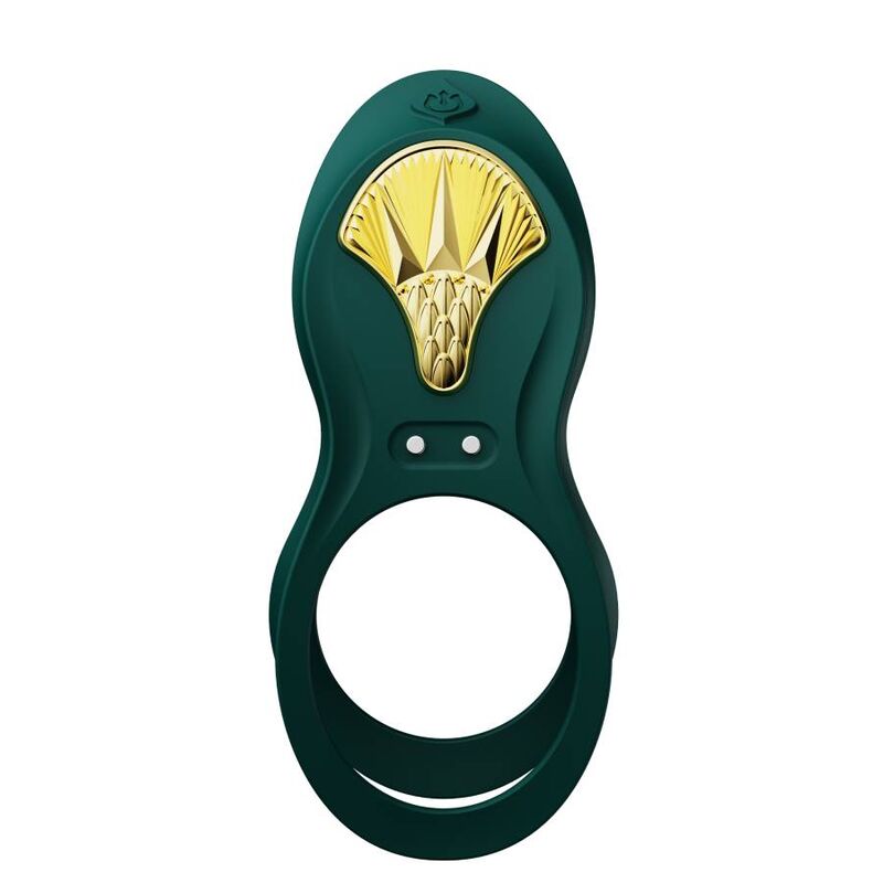 ZALO - BAYEK VIBRATING COUPLES RING GREEN - 9