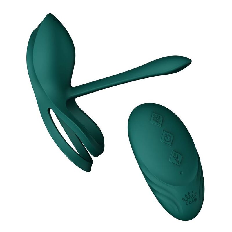 ZALO - BAYEK VIBRATING COUPLES RING GREEN - 8