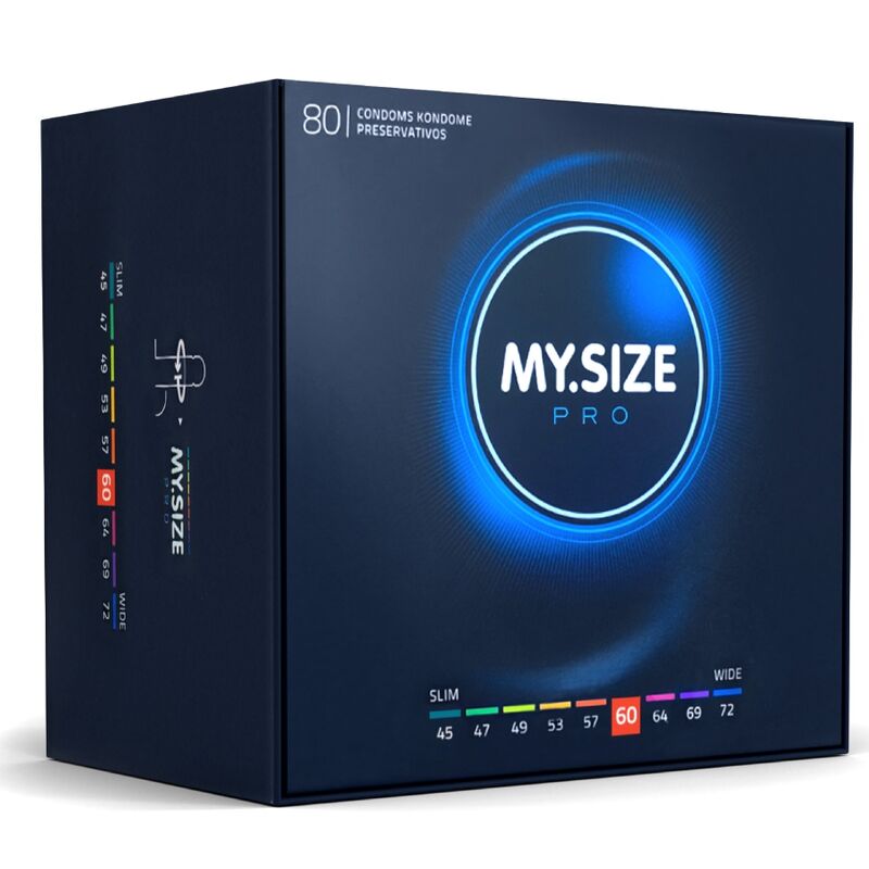 MY SIZE - PRO CONDOMS 60 MM 80 UNITS - 1