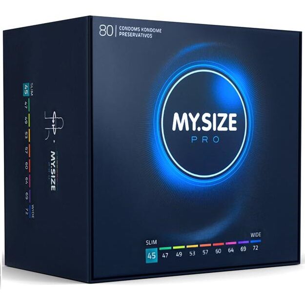 MY SIZE - PRO CONDOMS 45 MM 80 UNITS - 2