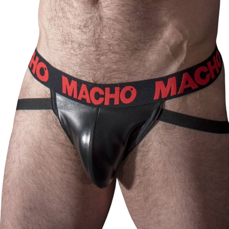 MACHO - MX25RC JOCK RED LEATHER XL - XL - 7