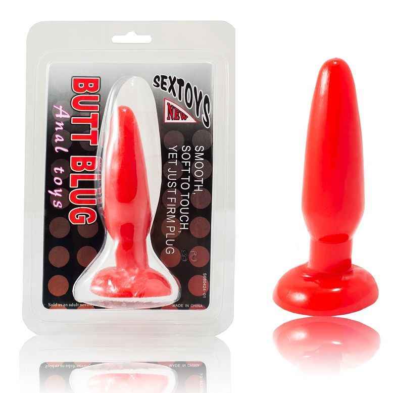 BAILE - PLUG ANALE PICCOLO ROSSO 15 CM - Secretroomsexyshop